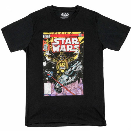 Star Wars Darth Vader Comic Art T-Shirt